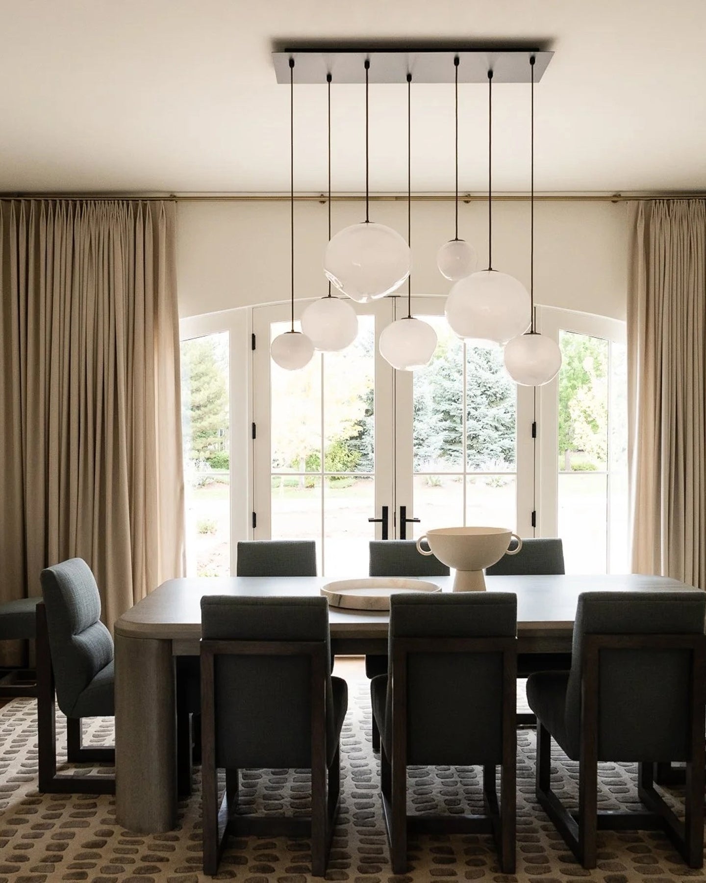 Lacuna 7 Light Canopy | Unique Handcrafted Glass Design 0