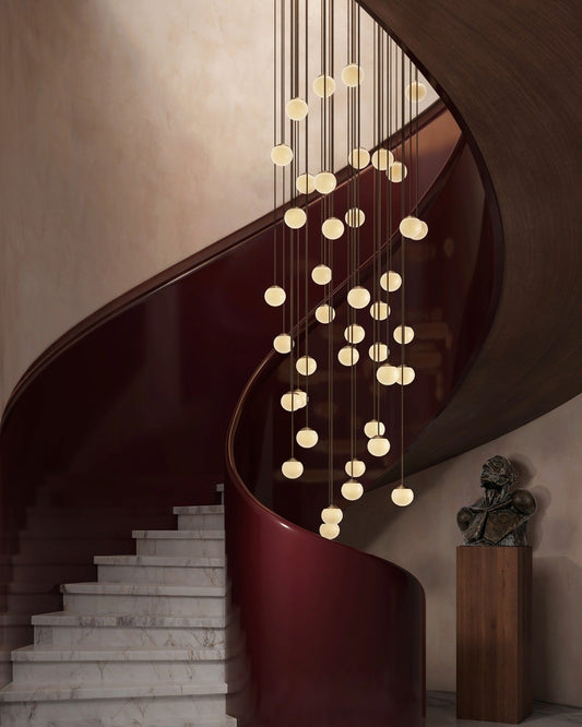 Moraine Chandelier | Artisan Glass and Brass, 12000-18000 Lumens 0