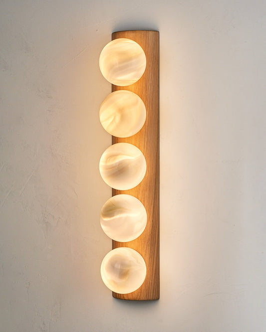 Nico 5-Light Sconce | Organic Glass Shades, Mid-Century Inspired 0