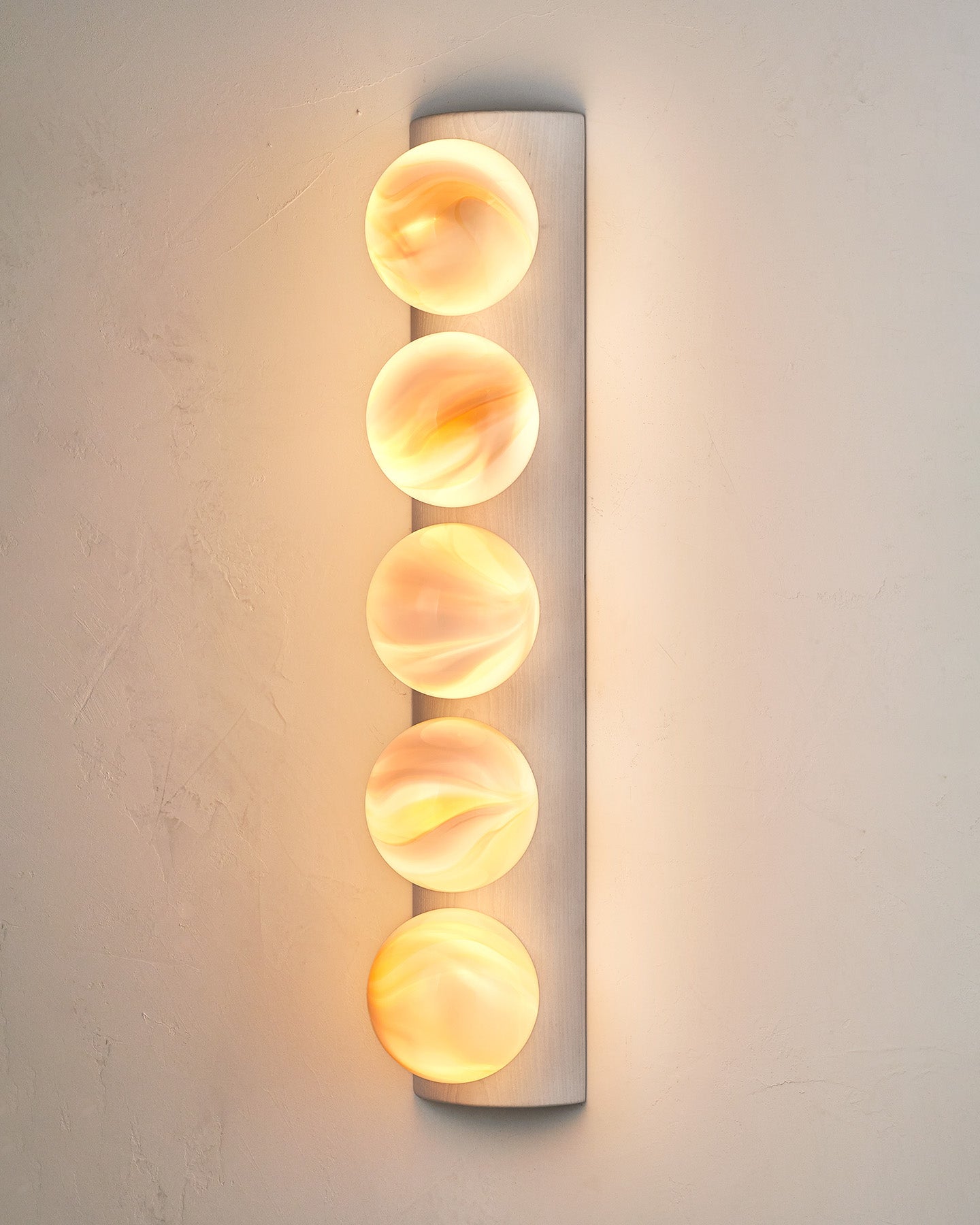 Nico 5-Light Sconce | Organic Glass Shades, Mid-Century Inspired 13