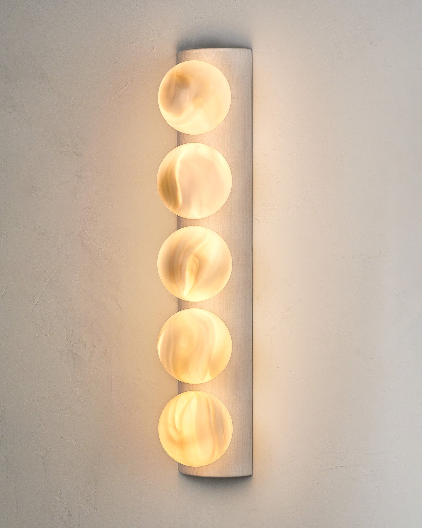 Nico 5-Light Sconce | Organic Glass Shades, Mid-Century Inspired 15