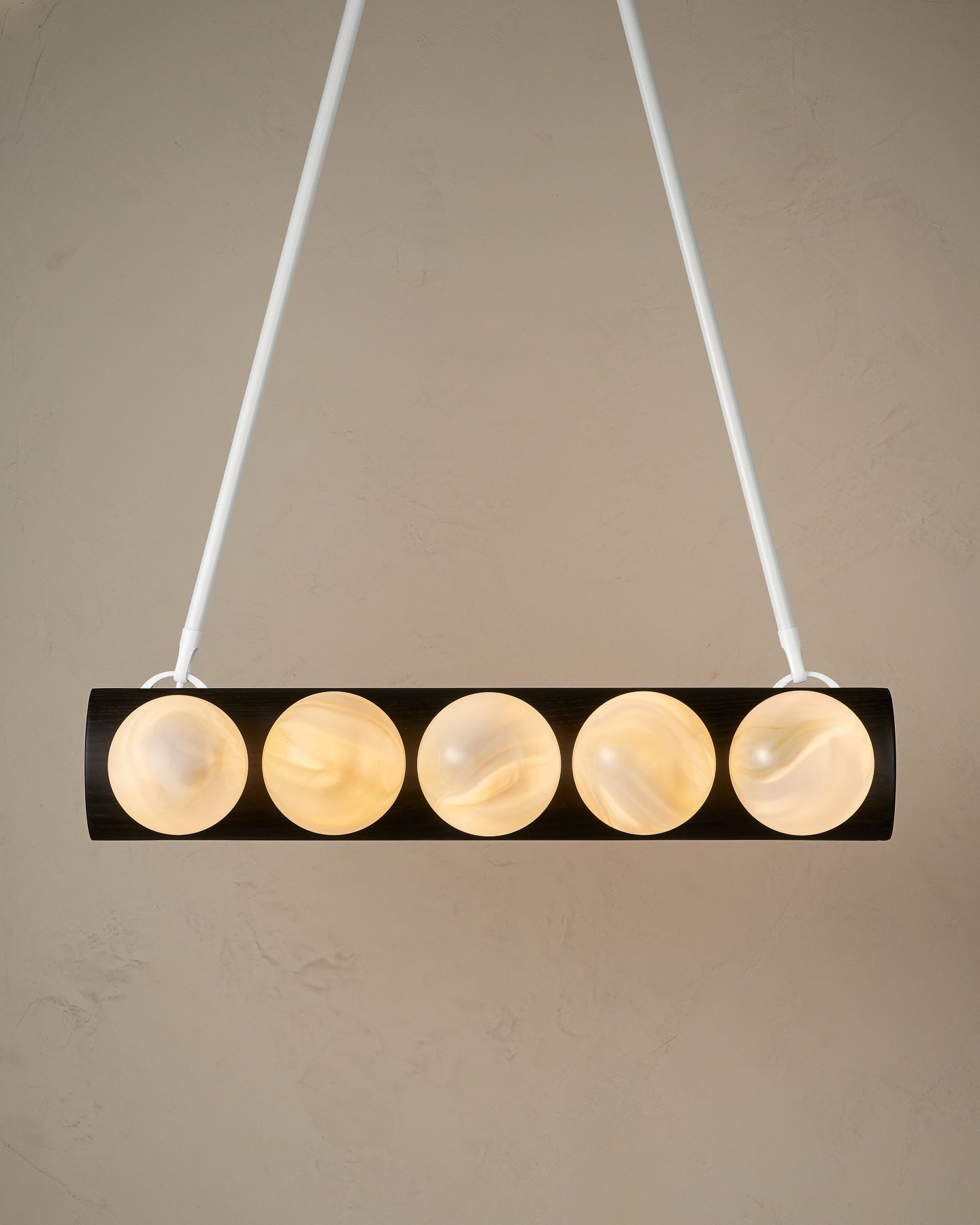 Nina 10-Light Chandelier | Handcrafted Glass and Wood Design 24