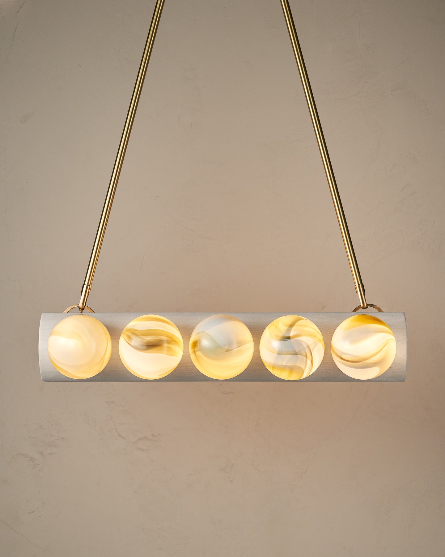 Nina 10-Light Chandelier | Handcrafted Glass and Wood Design 28