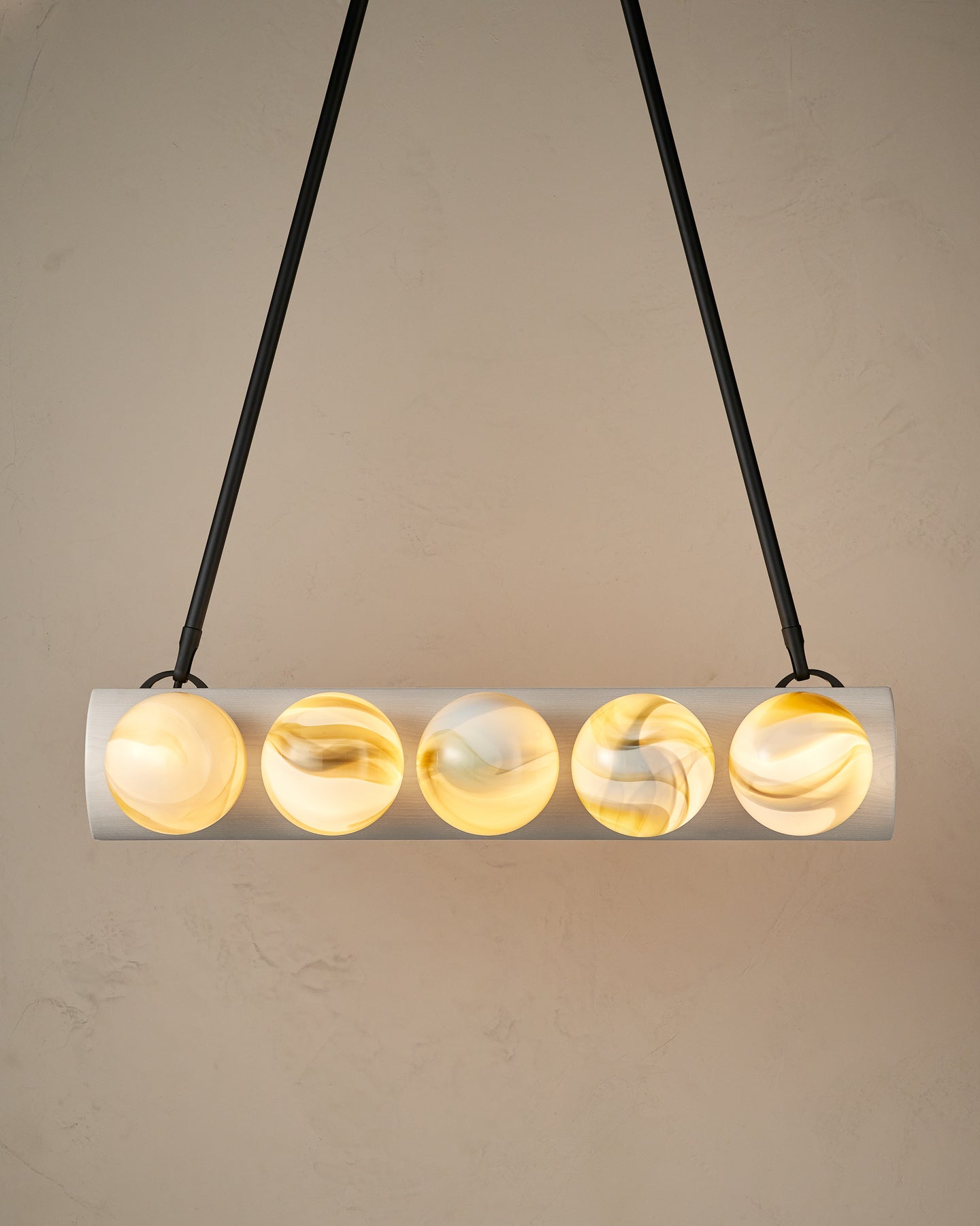 Nina 10-Light Chandelier | Handcrafted Glass and Wood Design 35
