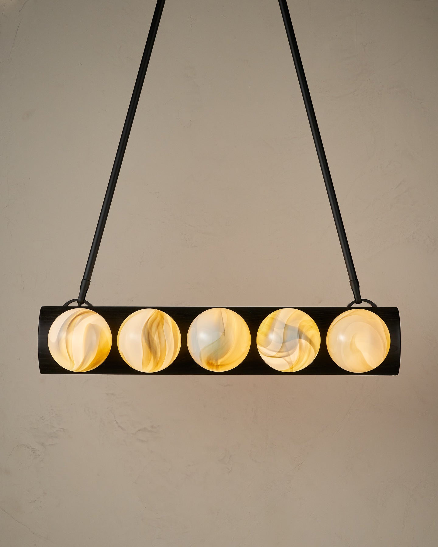 Nina 10-Light Chandelier | Handcrafted Glass and Wood Design 37