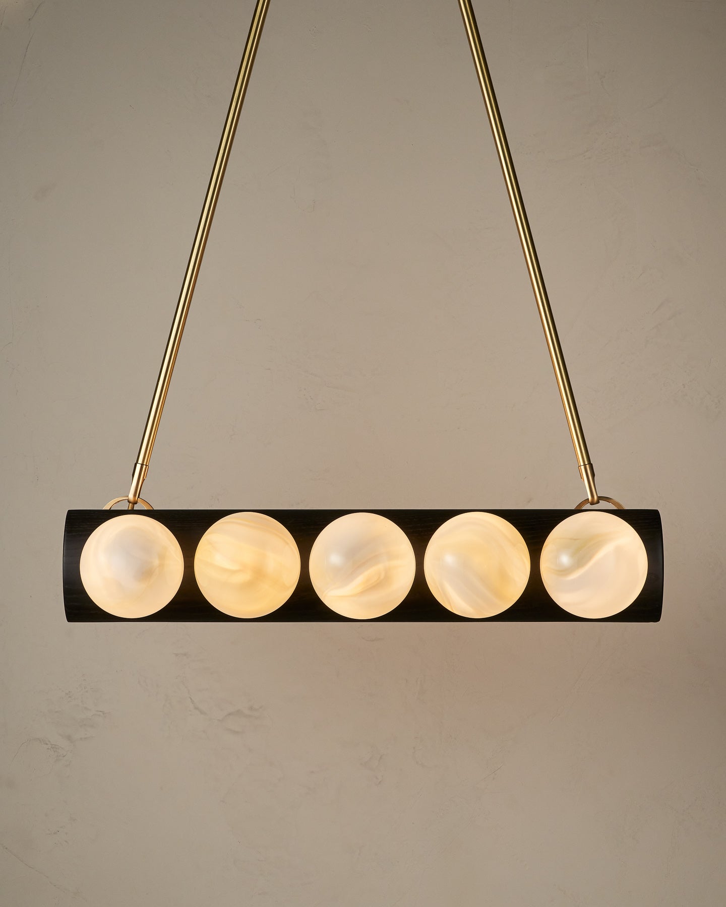 Nina 10-Light Chandelier | Handcrafted Glass and Wood Design 38