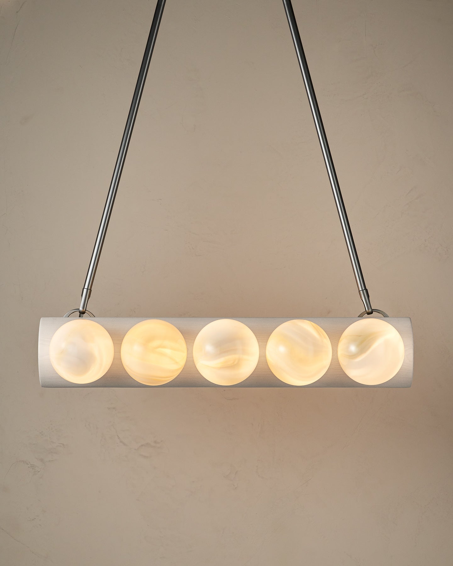 Nina 10-Light Chandelier | Handcrafted Glass and Wood Design 39