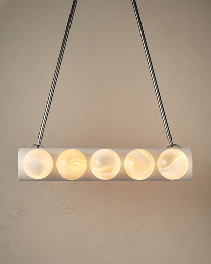 Nina 10-Light Chandelier | Handcrafted Glass and Wood Design 39