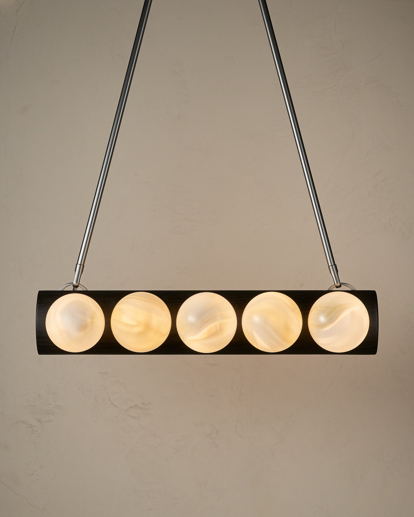 Nina 10-Light Chandelier | Handcrafted Glass and Wood Design 53