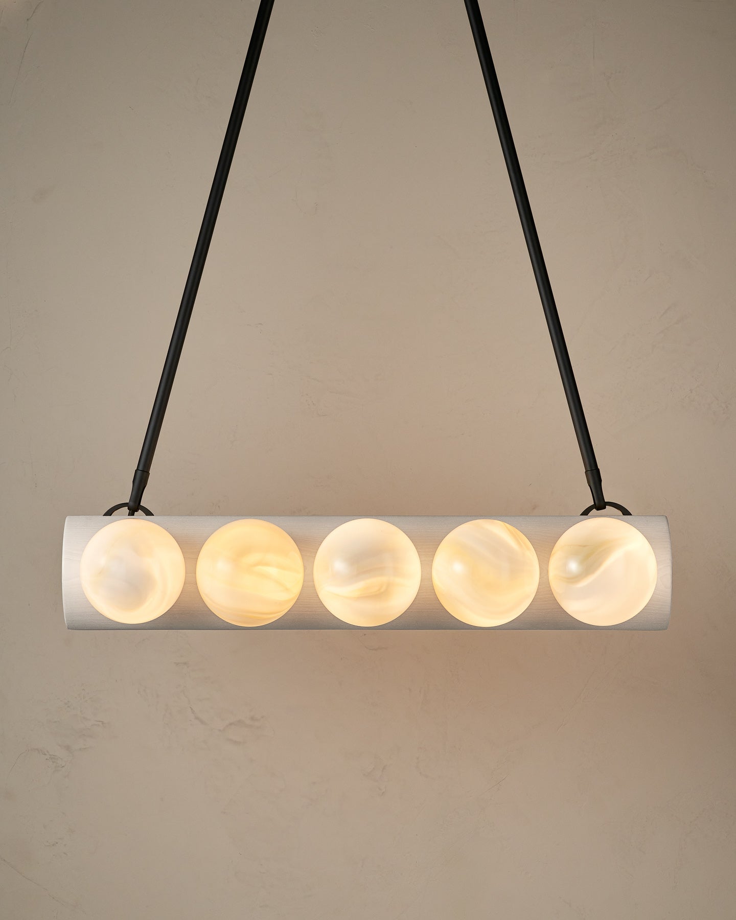 Nina 10-Light Chandelier | Handcrafted Glass and Wood Design 59