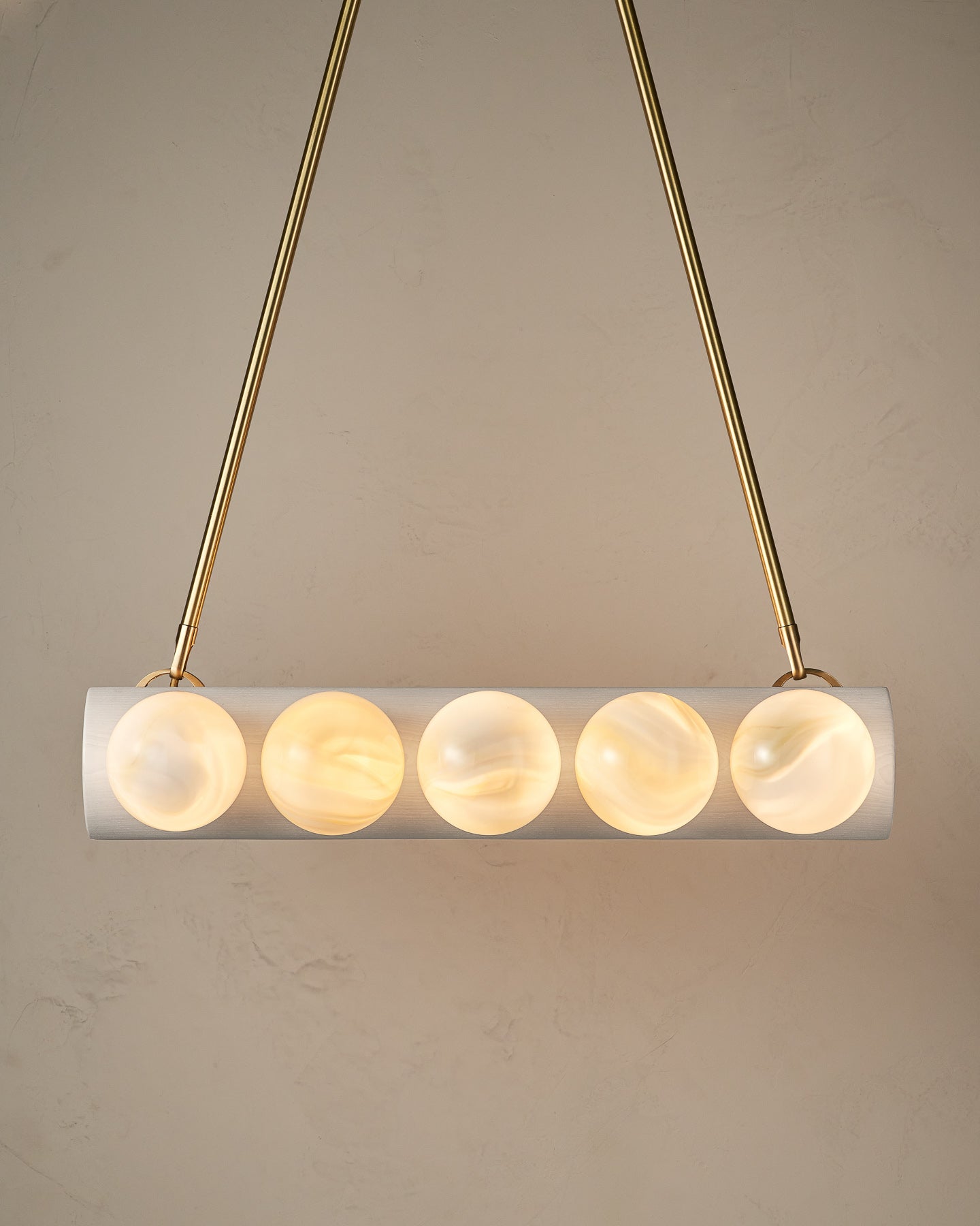 Nina 10-Light Chandelier | Handcrafted Glass and Wood Design 92