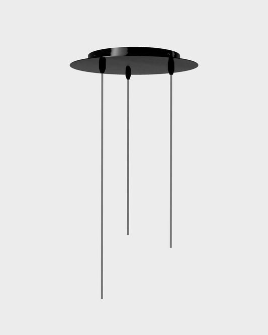Nina Modern 3-Light Ceiling Light | Elegant Metal and Glass Design 0