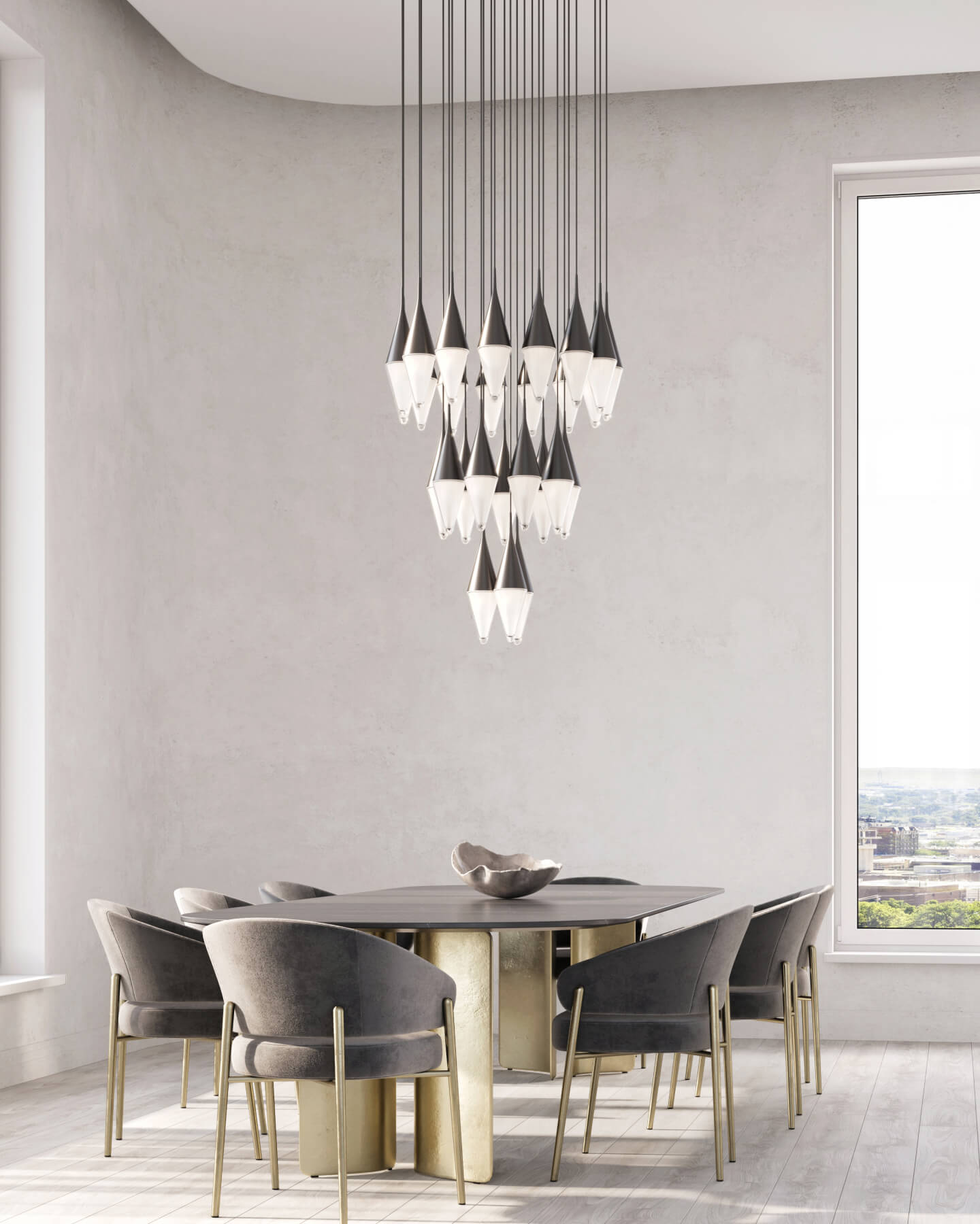 Nina Modern Pendant Lighting | 27 Adjustable Lights 0