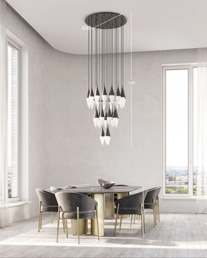 Nina Modern Pendant Lighting | 27 Adjustable Lights 3