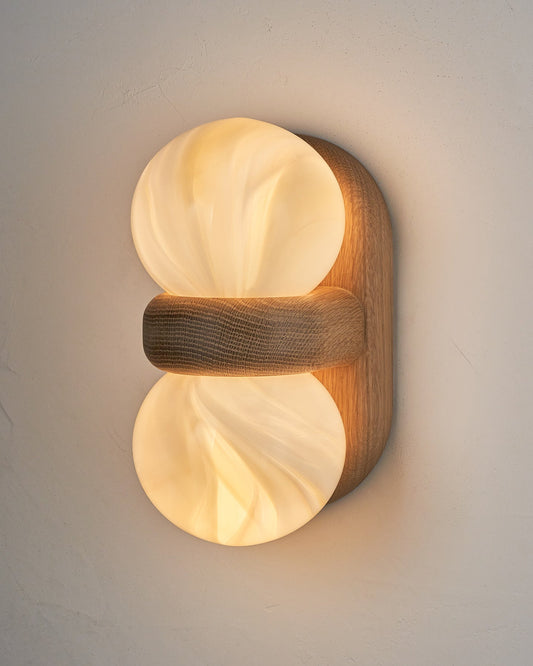 Nora Nested Sconce | Organic Glass Design 0