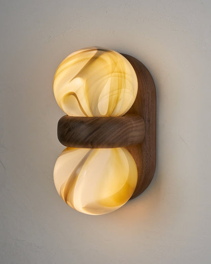 Nora Nested Sconce | Organic Glass Design 8
