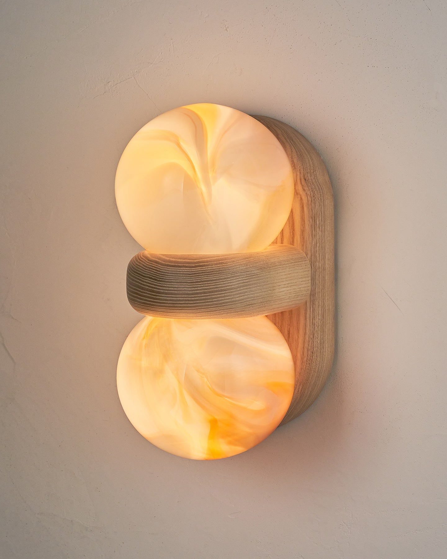 Nora Nested Sconce | Organic Glass Design 9